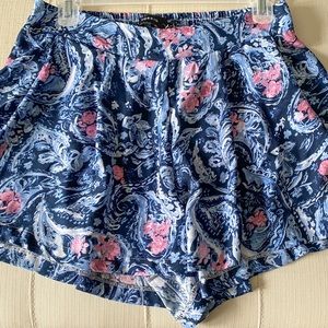 Torrid Paisley Print Challis Flowy Shorts | Size 1 (fit small)